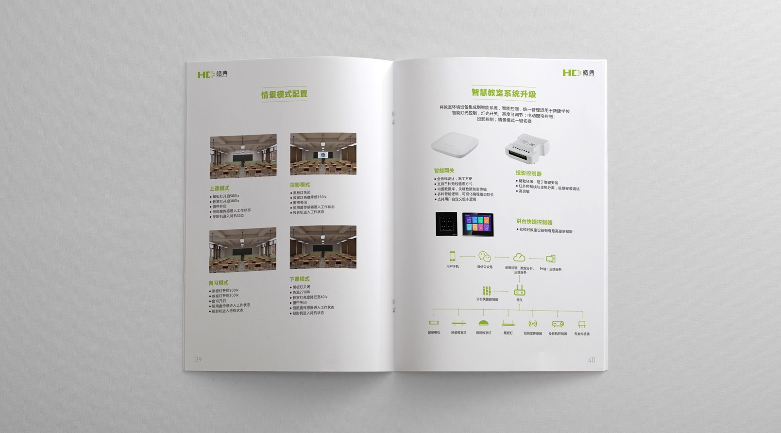 教育护眼照明画册设计