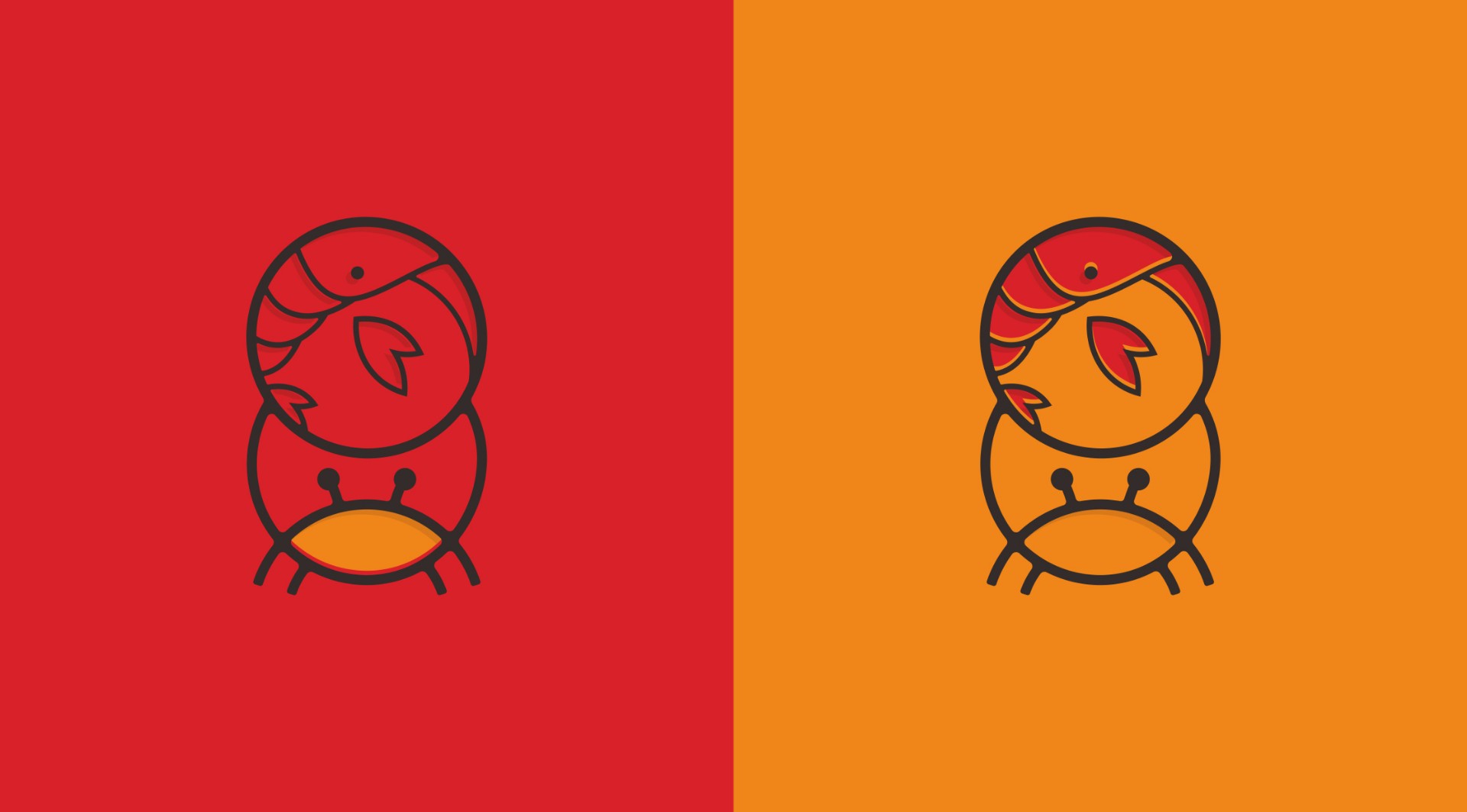 『有虾有钳』LOGO标志设计