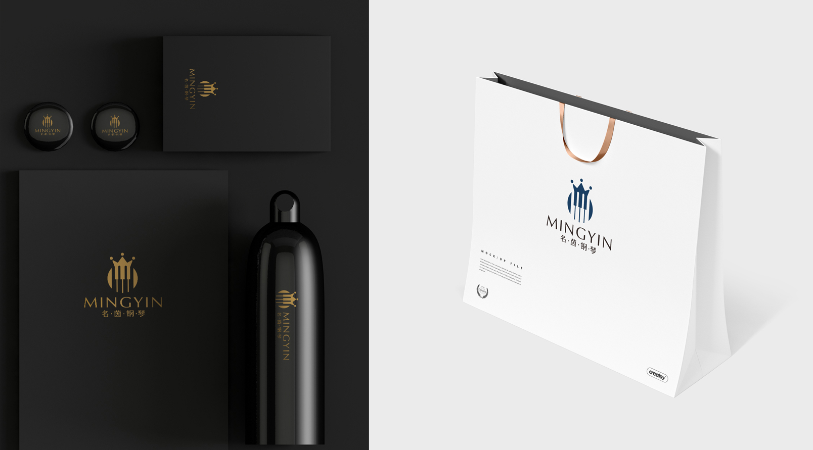 『名茵钢琴』LOGO标志设计