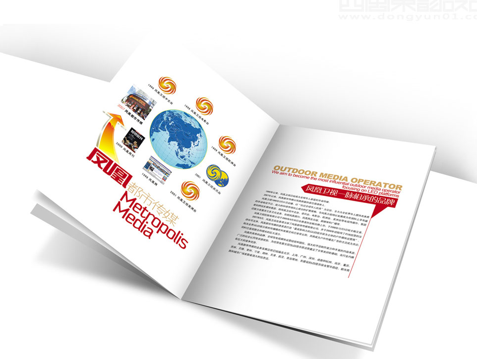传媒公司画册设计【凤凰都市】
