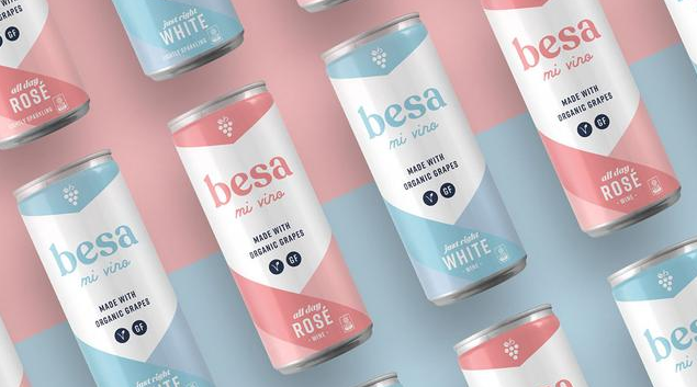 包装设计公司:一款用易拉罐包装的红酒酒标设计